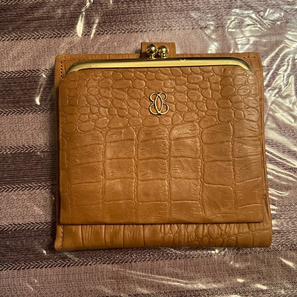 Brown Crocodile-Embossed Women's Bag